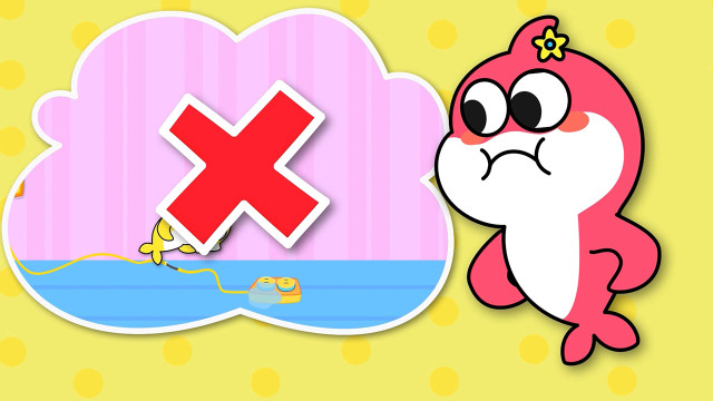 Kỹ Năng Sống Cho Bé - Chú ý! Đừng chạm vào điện! - Bài hát Cá mập con Kỹ năng sống cho trẻ em 1080p