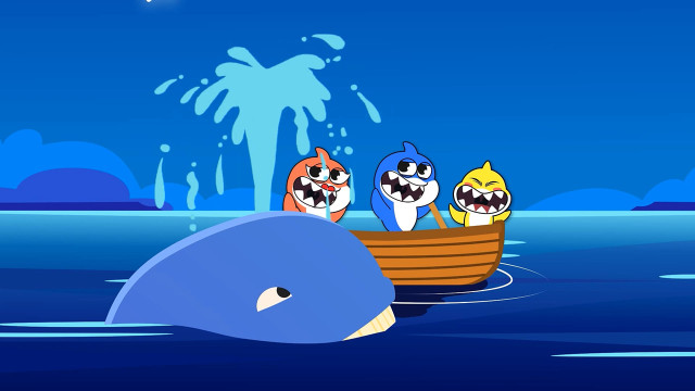 Tập 60 - Cá mập con chơi đùa với cá voi cầu vồng 1080p