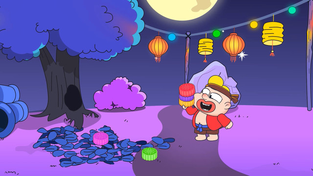 Tập 81 -  Chiếc đèn ông sao - Bài hát Đèn Sao-Bé DingDong thích ăn bánh trung thu 1080p