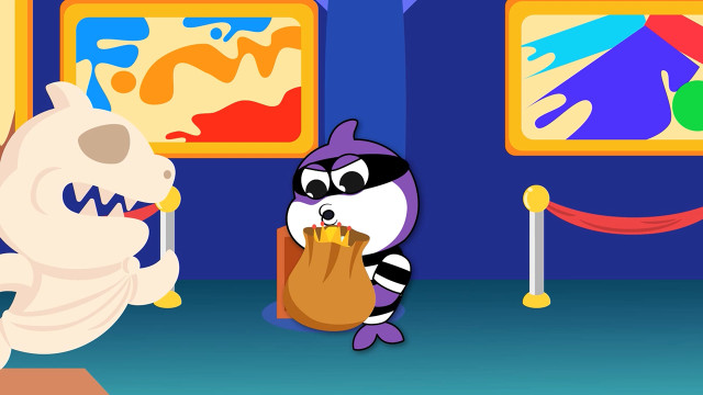 Tập 88 - Cá Mập Con Bắt Cá Mập Trộm Tại Bảo Tàng-Bài Hát Cá Mập Con 1080p