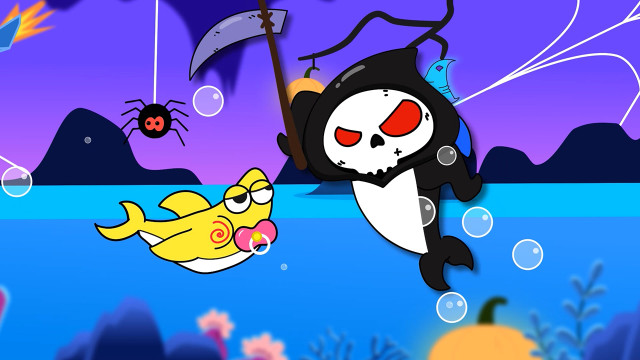 Tập 120 - Gia Đình Cá Mập BéTrang Phục Halloween Ma Quái 1080p