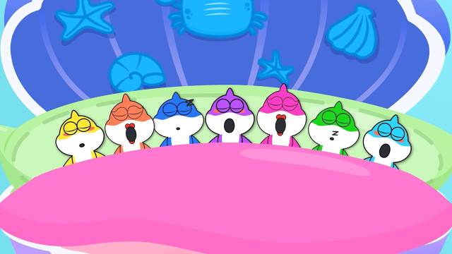 Tập 112 - Bài hát đếm bài Cá mập con dành cho trẻ em 1080p