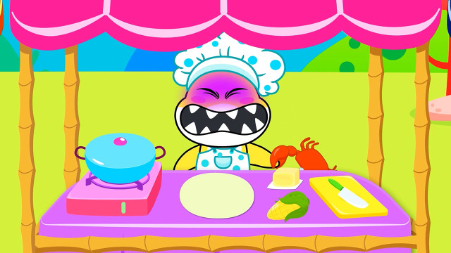 Tập 97 - Cuộc thi nấu ăn ngoài trời Cá mập con-Bài hát Cá mập con 1080p