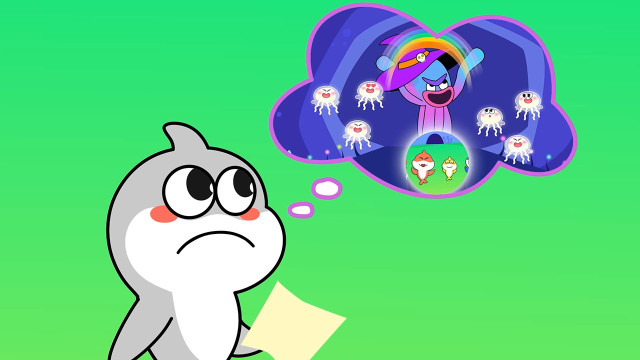 Tập 146 - Quái vật bạch tuộc biến cá mập con thành màu trắng 1080p