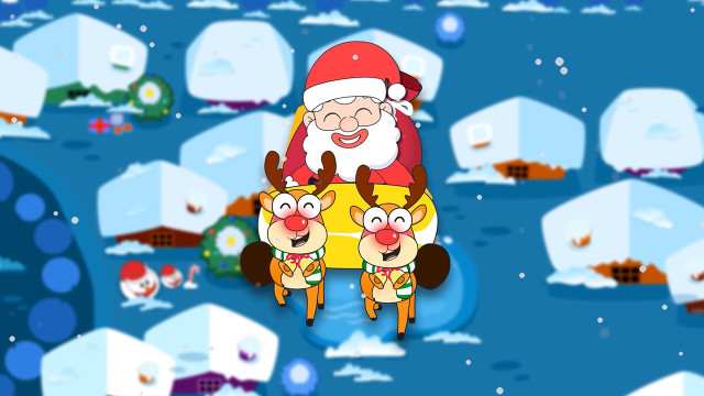 Tập 129 - Bài hát Jingle Bell dành cho trẻ em - Tặng quà cùng ông già Noel 1080p