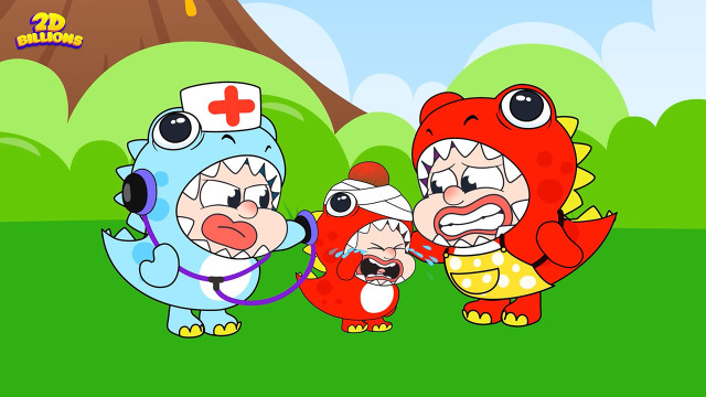 Tập 162 - Năm chú khủng long nhỏ nhảy trên giường- Cùng chơi với khủng long đỏ 1080p