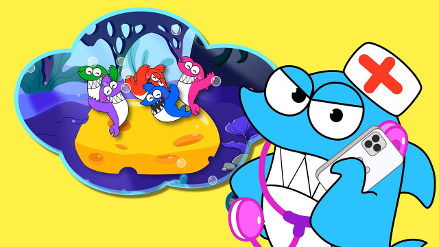 Tập 164 - Năm chú cá mập nhỏ nhảy trên giường-Hãy nhảy múa dưới biển cùng Cá mập con 1080p