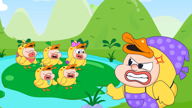 Tập 180 - Năm chú vịt con nhảy lên giường-Chơi đùa trên hồ 1080p