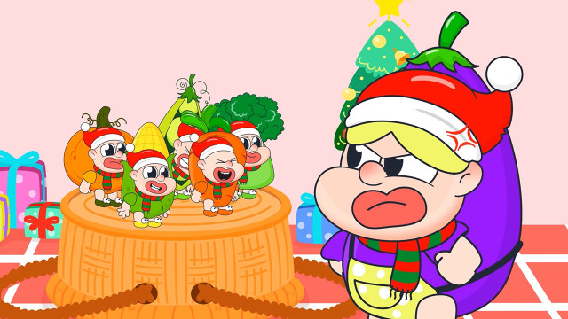 Tập 186 - Năm Rau Nhỏ Nhảy Lên Giường - Nhạc Giáng Sinh Cho Bé 1080p