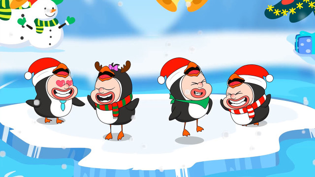 Tập 200 - Năm chú chim cánh cụt nhỏ nhảy trên giường- Giáng sinh vui vẻ 1080p