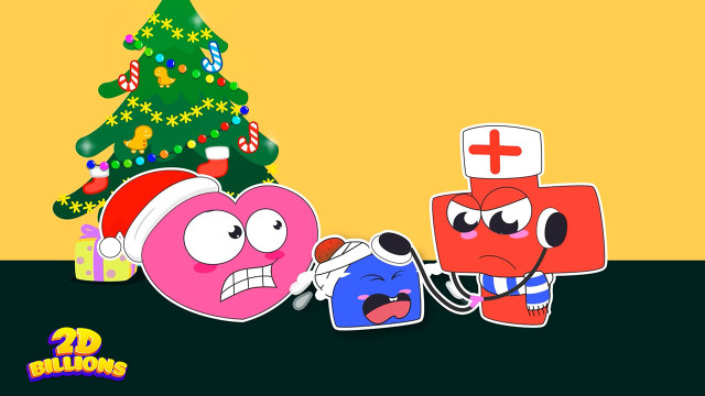 Tập 199 - Năm hình thù nhỏ nhảy trên giường - Bài hát Giáng sinh dành cho trẻ em 1080p