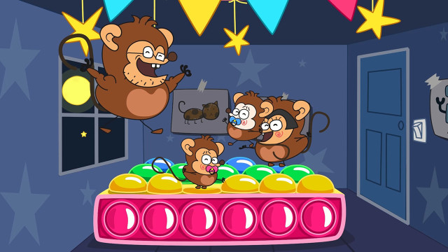 Tập 242 - Năm chú khỉ con nhảy trên giường 1080p